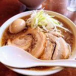 麺処 玖 - 限定 煮干海老味噌ラーメン！＋バラチャーシュー＋味玉