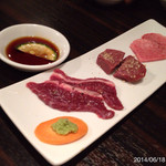 町屋やきにく密陽家 - 2014.6.18(木)スダチ醤油も美味しいフレッシュミート(^з^)-☆