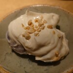 鳥さみ - ぶどうの白和え