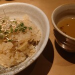 鳥さみ - 生姜ご飯＆スープ