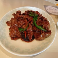 北京宮廷料理 涵梅舫 - 牛肉の黒胡椒炒め
