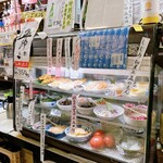 イマナカ酒店 - どれにしようかなぁ　※運良く、この真ん前の、テーブル席を確保　※立ち飲みです