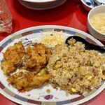 大阪王将 - 料理写真:油淋鶏炒飯コンビ