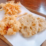 天ぷら 佐久間 - ランチコース　三皿目