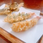 天ぷら 佐久間 - ランチコース2200円　一皿目