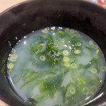 すし処 とし - アサリ　シジミ　蛤出汁のあおさ汁