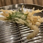 てんぷら 下村 - 白魚は見た目どおりの踊りだす旨さ！