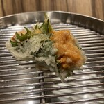 てんぷら 下村 - 今日の一推し！雲丹の風味が爆上がり！