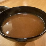 てんぷら 下村 - 赤出汁が良き