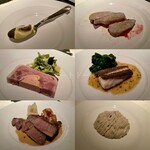 コート ドール - アンチョビポテト(アミューズ)
                                鰆の燻製
                                いなばじろうじしのテリーヌ
                                平目のムニエール
                                ビゴール豚のステーキ
                                モンブラン　コートドールスタイル