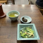 金時食堂 - ぬた、お茶、昆布
