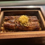 万榮堂 - うなぎのせいろ蒸し膳（上）