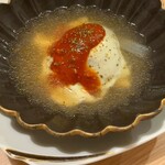 博多おでんと黒毛和牛の店 くろこ - 焦がしチーズ玉ねぎ