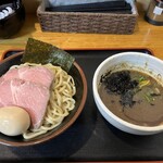 つけ蕎麦えん藤 - 料理写真:味玉塩つけ蕎麦全景