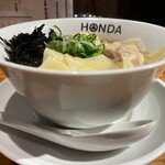 本田麺業 - 醤油特上全部のせらーめん＋ワンタン