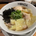 本田麺業 - 醤油特上全部のせらーめん＋ワンタン