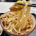 東京KINGうどん - 肉ぶっかけうどん 大盛 アップ