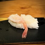 大國鮨 - 四皿目 甘えび・白えび