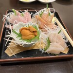 魚河岸 浜作 - 刺身盛り合わせ