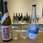 伊勢五本店 - 滋賀 七本鎗 うすにごり 生原酒400円、長崎 福海 レイホウ にごり400円