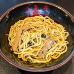 東京油組総本店 - 油そば 並盛り 160g 880円 混ぜた後