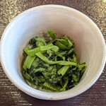 信州そば処 そじ坊 - わさび茎漬け 290円