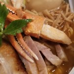 塩そば専門店 桑ばら - 海老と蟹の味噌