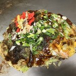 お好み焼 あらた - 250201土　岡山　お好み焼 あらた　カキモダン1,500円