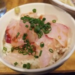 塩そば専門店 桑ばら - トロ鰹の丼とイリコ鰹出汁の塩そば定食