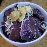塩そば専門店 桑ばら - トロ鰹の丼とイリコ鰹出汁の塩そば定食
