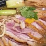 塩そば専門店 桑ばら - 年越し塩鴨南蛮そば＋味玉