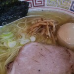 塩そば専門店 桑ばら - トロ鰹の丼とイリコ鰹出汁の塩そば定食