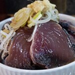 塩そば専門店 桑ばら - トロ鰹の丼とイリコ鰹出汁の塩そば定食