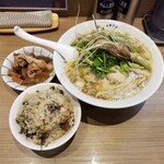 Rock’anDo - 仙台せり牡蠣カレー南蛮＋牡蠣とせりの炊込ご飯