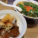 Rock’anDo - スタミナレバニラそば＋豚レバ丼