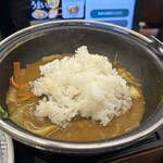 吉野家 - 食べてる途中でダイブ！