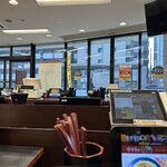 吉野家 - 最近少なくなりつつあるカウンター精算店