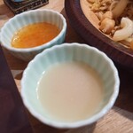 キッチン あずま - コシャリ／ハンバーグに付くシャッタとダッア