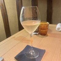 味のなかむら - グラスシャンパン