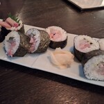 ごはんとお酒　なが坂 - なが坂海鮮巻き寿司