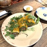 アンコム - 焼き蜜柑と鱈の生春巻き