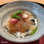 日本料理 藤井 - 真鯛の胡麻ダレ丼