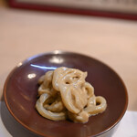 うを徳 - 《房州館山舟形（ふながた）》の"唇瓣烏賊（もんかふいか、=かみなりいか）"、膓和（わたあへ）