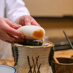 うを徳 - "鱲子（からすみ）＋唇瓣烏賊（もんかふいか、=かみなりいか）"