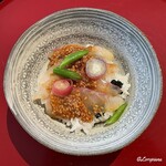 日本料理 藤井 - 真鯛の胡麻ダレ丼
