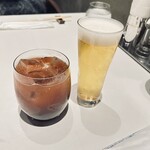 洋食 Matsushita - 生ビール小とカシスソーダ