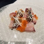 洋食 Matsushita - ブリとサーモンのカルパッチョ