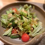 めしや 克元 - 野菜ミックスサラダ 600円