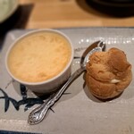 めしや 克元 - デザート　この日は2種あったので1個づつシェア