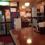 Izakayasaiya - 201406  菜屋  店内（座席より右まわり）⇒入口方向　※券売機が見えます